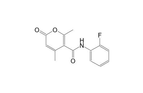 N-(2-fluorophenyl)-4,6-dimethyl-2-oxo-2H-pyran-5-carboxamide
