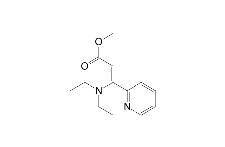 2-Propenoic acid, 3-(diethylamino)-3-(2-pyridinyl)-, methyl ester
