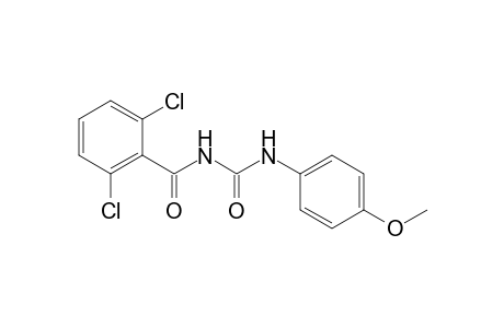 Benzamide, 2,6-dichloro-N-[[(4-methoxyphenyl)amino]-carbonyl]-