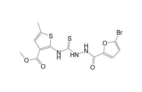 methyl 2-({[2-(5-bromo-2-furoyl)hydrazino]carbothioyl}amino)-5-methyl-3-thiophenecarboxylate