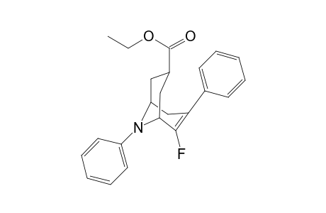 Ethyl 6-fluoro-7,9-diphenyl-9-azabicyclo[3.3.1]non-6-ene-3-carboxylate