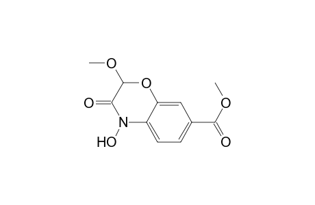2H-1,4-Benzoxazine-7-carboxylic acid, 3,4-dihydro-4-hydroxy-2-methoxy-3-oxo-, methyl ester