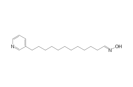 (1E)-12-(3-pyridinyl)dodecanal oxime