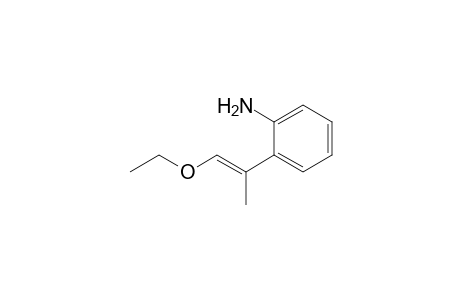 2-[(E)-1-ethoxyprop-1-en-2-yl]aniline