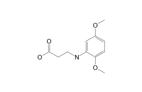 3-[(2,5-dimethoxyphenyl)amino]propionic acid