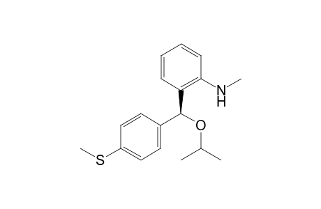 (S)-2-(Isopropoxy(4-(methylthio)phenyl)methyl)-N-methylaniline