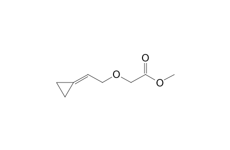 2-(2-cyclopropylideneethoxy)acetic acid methyl ester