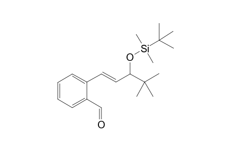 2-[(E)-3-[tert-butyl(dimethyl)silyl]oxy-4,4-dimethyl-pent-1-enyl]benzaldehyde