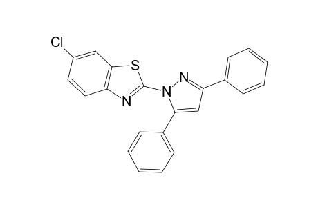 6-Chloro-2-(3,5-diphenyl-1H-pyrazol-1-yl)-1,3-benzothiazole