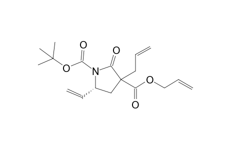 (5R)-3-Allyl 1-tert-butyl 3-allyl-2-oxo-5-vinylpyrrolidine-1,3-dicarboxylate