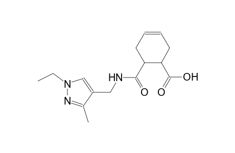 6-({[(1-ethyl-3-methyl-1H-pyrazol-4-yl)methyl]amino}carbonyl)-3-cyclohexene-1-carboxylic acid