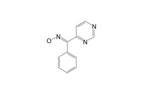 E-Phenyl(4-pyrimidinyl)methanone oxime