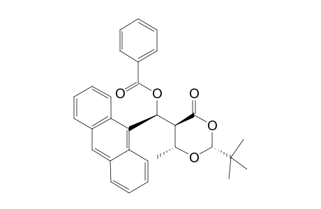 (1'S,2R,5S,6R)-5-[1'-(Anthracen-9"-yl)-1'-(benzoyloxy)methyl]-2-(t-butyl)-6-methyl-1,3-dioxan-4-one