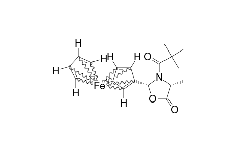 (2S,4S)-2-FERROCENYL-3-PIVALOYL-4-METHYL-1,3-OXAZOLIDIN-5-ONE