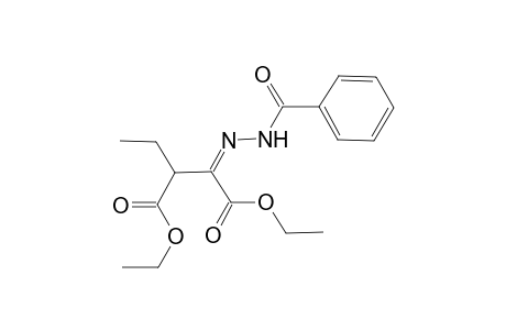 Butanedioic acid, 2-benzoylhydrazono-3-ethyl-, diethyl ester