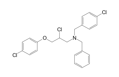 N-Benzyl-N-(4-chlorobenzyl)-N-[2-chloro-3-(4-chlorophenoxy)propyl]amine