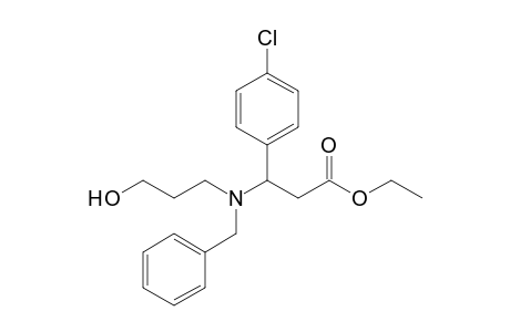 Ethyl 3-[N-Benzyl-N-(3-hydroxypropyl)amino]-3-(4-chlorophenyl)propanoate