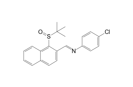 N-(p-Chlorophenyl)-[1-(t-butylsulfinyl)-2-naphthyl]methanimine