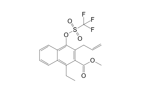 Methyl 2-allyl-4-ethyl-1-[(trifluoromethanesulfonyl)oxy]-3-naphthoate