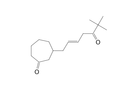 3-(6,6-Dimethyl-5-oxohept-2-enyl)-cycloheptanone