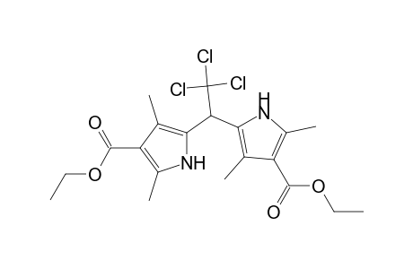 1H-Pyrrole-3-carboxylic acid, 5,5'-(2,2,2-trichloroethylidene)bis[2,4-dimethyl-, diethyl ester