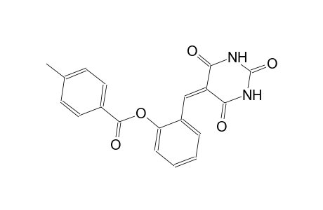 2-[(2,4,6-trioxotetrahydro-5(2H)-pyrimidinylidene)methyl]phenyl 4-methylbenzoate