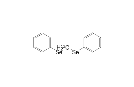 Bis(phenylseleno)[13C]methane