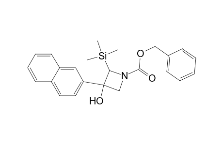 N-(Benzyloxycarbonyl)-3-(2-naphthyl)-4-(trimethylsilyl)-3-hydroxyazetidine