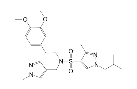 1H-pyrazole-4-sulfonamide, N-[2-(3,4-dimethoxyphenyl)ethyl]-3-methyl-1-(2-methylpropyl)-N-[(1-methyl-1H-pyrazol-4-yl)methyl]-