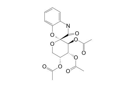 (2S)-3',4',5'-TRI-O-ACETYL-D-ARABINO-2H-1,4-BENZOXAZIN-2-SPIRO-2'-PYRAN-3(4H)-ONE