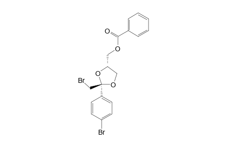 TRANS-{2-(4-BrOMOPHENYL)-2-BrOMOMETHYL-(1,3-DIOXOLAN-4-YL)}-METHYL-BENZOATE