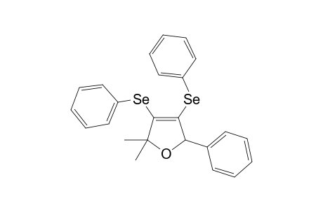 2,2-Dimethyl-5-phenyl-3,4-bis(phenylselanyl)-2,5-dihydrofuran