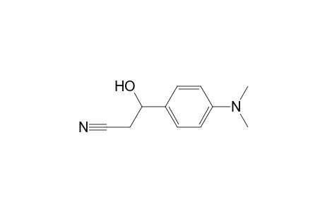 3-[4-(dimethylamino)phenyl]-3-hydroxypropanenitrile