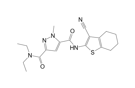 N~5~-(3-cyano-4,5,6,7-tetrahydro-1-benzothien-2-yl)-N~3~,N~3~-diethyl-1-methyl-1H-pyrazole-3,5-dicarboxamide