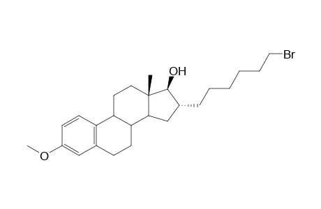 (13S,16R,17S)-16-(6-bromohexyl)-3-methoxy-13-methyl-7,8,9,11,12,13,14,15,16,17-decahydro-6H-cyclopenta[a]phenanthren-17-ol