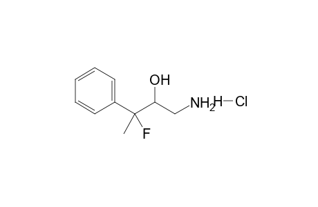 3-Fluoro-3-phenyl-2-hydroxybutylamine - Hydrochloride