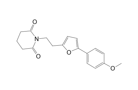 1-[2-[5-(4-methoxyphenyl)-2-furanyl]ethyl]piperidine-2,6-dione