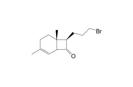 exo-(1RS,6RS,7SR)-7-(3'-Bromopropyl)-3,6-dimethylbicyclo[4.2.2]oct-2-en-8-one