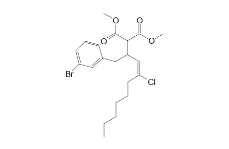 Dimethyl (E)-2-(1-(3-bromophenyl)-4-chlorodec-3-en-2-yl)malonate