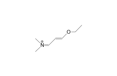 1-Dimethylamino-3-ethoxy-1-propen-3-yl cation