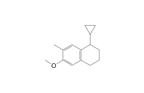 1-Cyclopropyl-6-methoxy-7-methyl-1,2,3,4-tetrahydronaphthalene