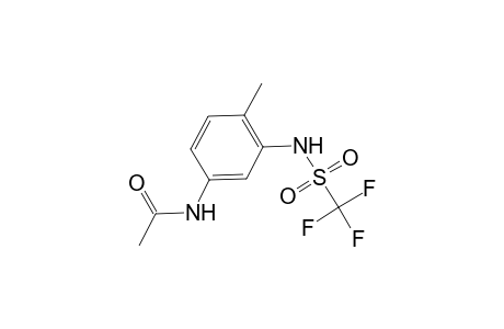 Acetamide, N-[4-methyl-3-[[(trifluoromethyl)sulfonyl]amino]phenyl]-