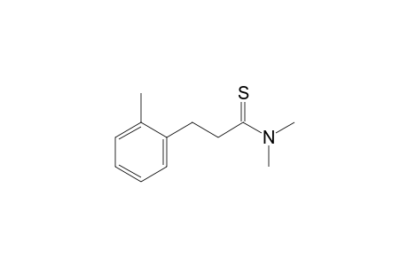 N,N-dimethyl-3-(o-tolyl)propanethioamide