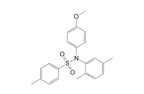 N-(2,5-dimethylphenyl)-N-(4-methoxyphenyl)-4-methyl-benzenesulfonamide