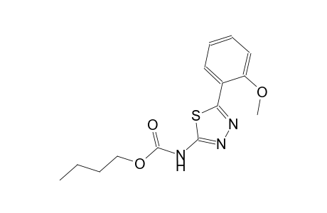 butyl 5-(2-methoxyphenyl)-1,3,4-thiadiazol-2-ylcarbamate