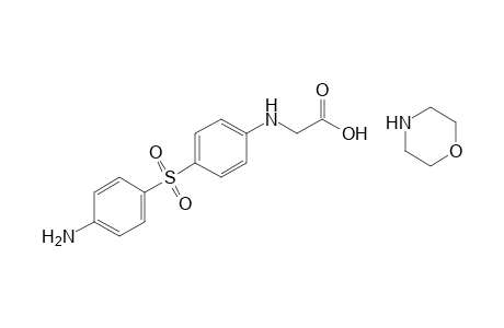 N-{p-[(p-aminophenyl)sulfonyl]phenyl}glycine, compound with morpholine(1:1)