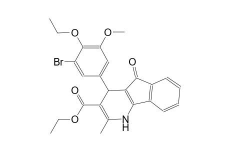 1H-indeno[1,2-b]pyridine-3-carboxylic acid, 4-(3-bromo-4-ethoxy-5-methoxyphenyl)-4,5-dihydro-2-methyl-5-oxo-, ethyl ester