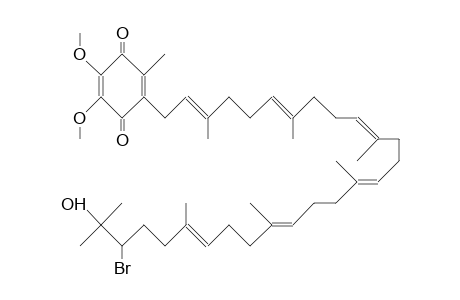 6-(26-Bromo-27-hydroxy-3,7,11,15,19,23,27-heptamethyl-octacosa-2,6,10,14,18,22-hexen-1-yl)-2,3-dimethoxy-5-methyl-1,4-be