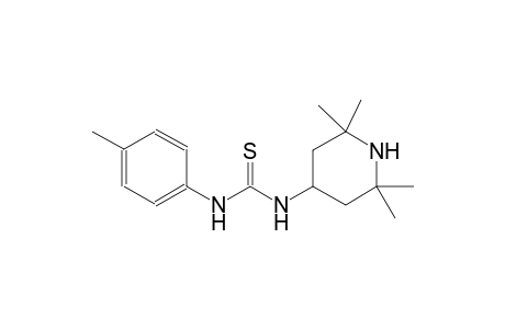 N-(4-methylphenyl)-N'-(2,2,6,6-tetramethyl-4-piperidinyl)thiourea