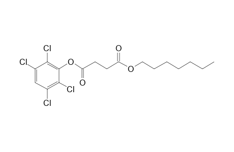 Succinic acid, heptyl 2,3,5,6-tetrachlorophenyl ester